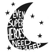 Even superheroes need to sleep
